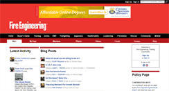 Desktop Screenshot of community.fireengineering.com